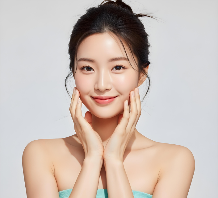 맑고 건강한 피부 이미지